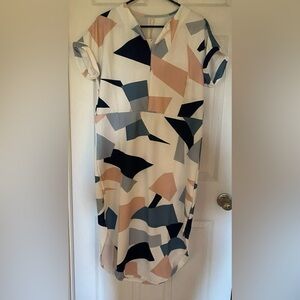 Lit Bud Geometric Dress/Lounger